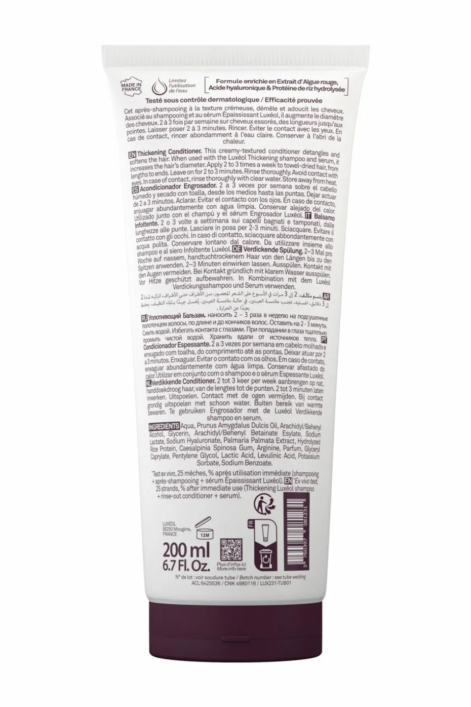 Après-shampooing épaississant