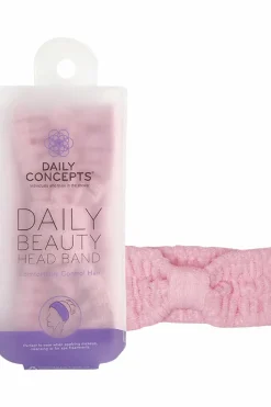 Bandeau visage rose