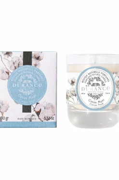 Bougie naturelle parfumée Coton Musc
