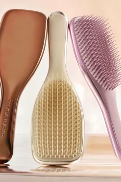 Brosse à cheveux chrome chocolate bronze