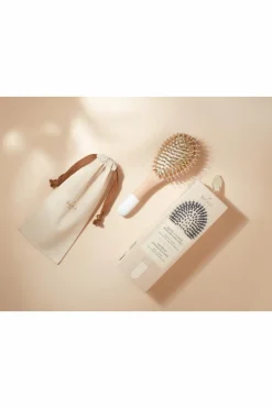 Brosse démêlante en nylon et soies de sanglier