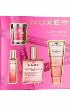 Coffret Noël parfum Le Prodigieux Floral avec l’huile prodigieuse 100ml avec une bougie offerte