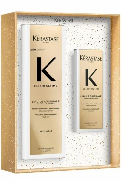 Coffret routine huile pour cheveux secs à très secs Elixir Ultime