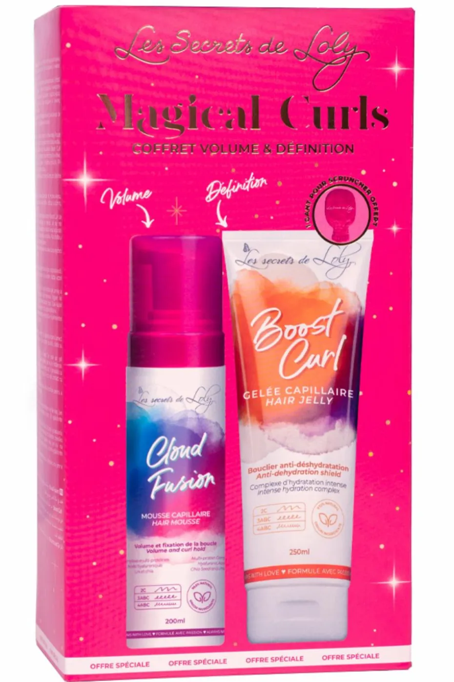 Coffret volume & définition boucles magiques