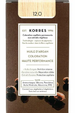 Coloration permanente huile d’argan