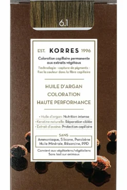Coloration permanente huile d’argan