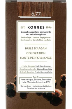 Coloration permanente huile d’argan