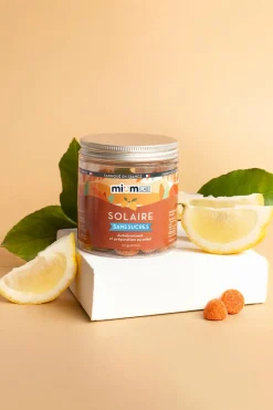 Compléments alimentaires gummies Solaire sans sucres