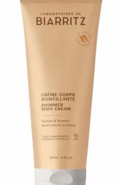 Crème corps scintillante