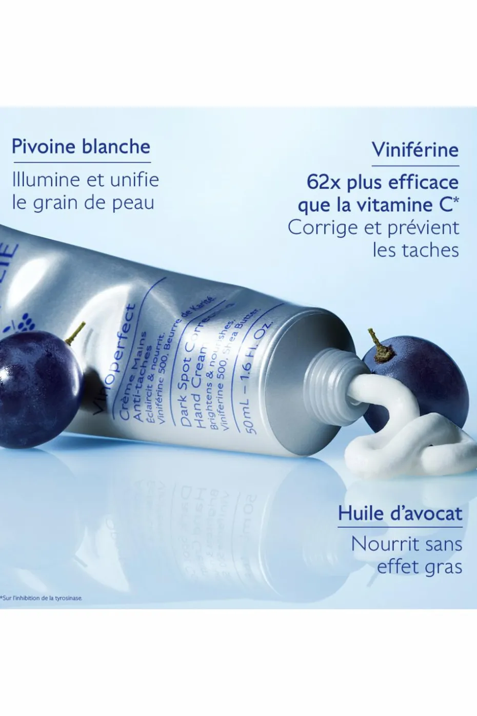 Crème mains anti-taches Vinoperfect