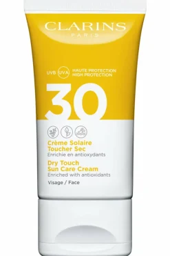 Crème solaire visage toucher sec UVA/UVB SPF30
