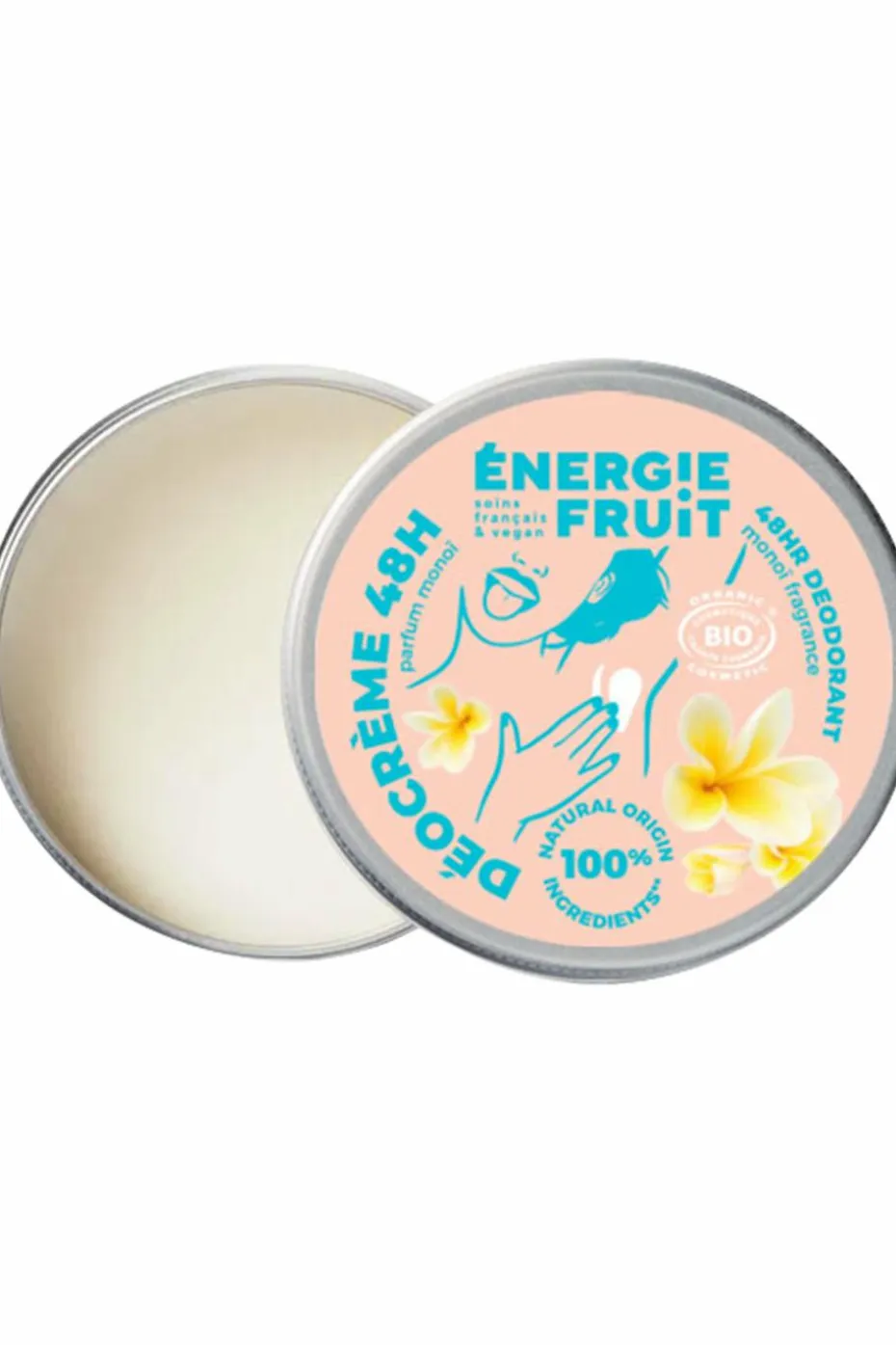 Déodorant crème monoï certifié bio