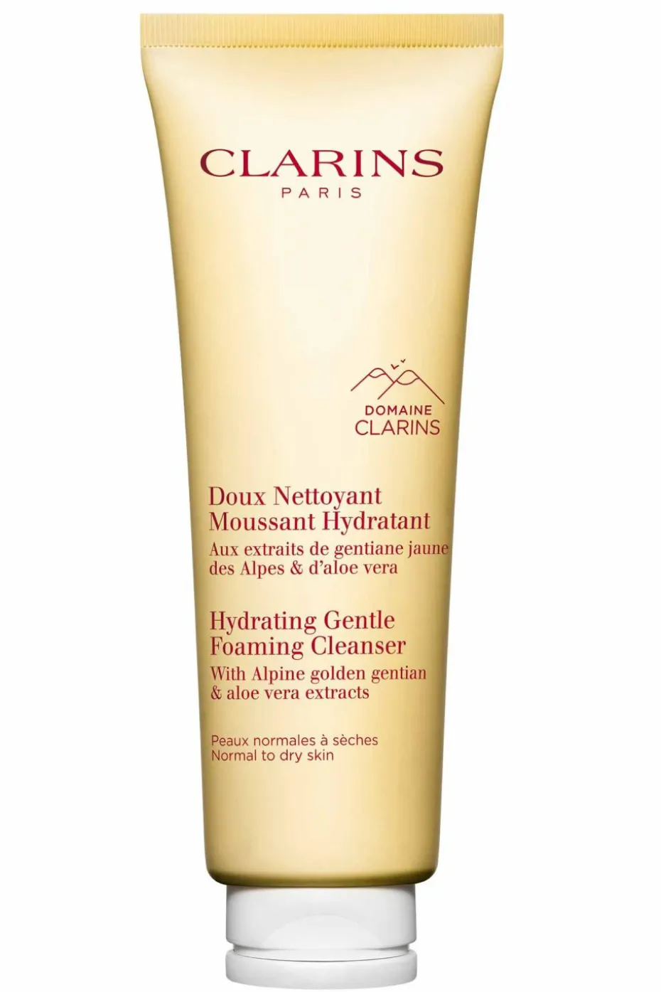 Doux nettoyant moussant apaisant pour peaux normales à sèches