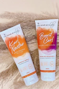 Duo de soins sans rinçage pour cheveux secs et bouclés