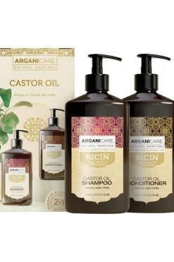 Duo shampoing et après-shampoing accélérateur de croissance à l’huile de ricin