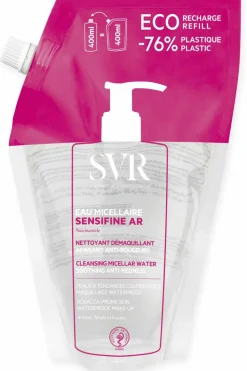 Eau micellaire apaisante anti-rougeurs Sensifine AR rechargeable