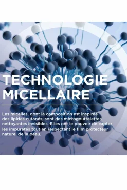 Eau micellaire démaquillante peaux très sèches Créaline T.S. H2O