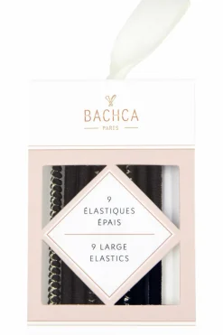 Elastiques Epais Noirs x9