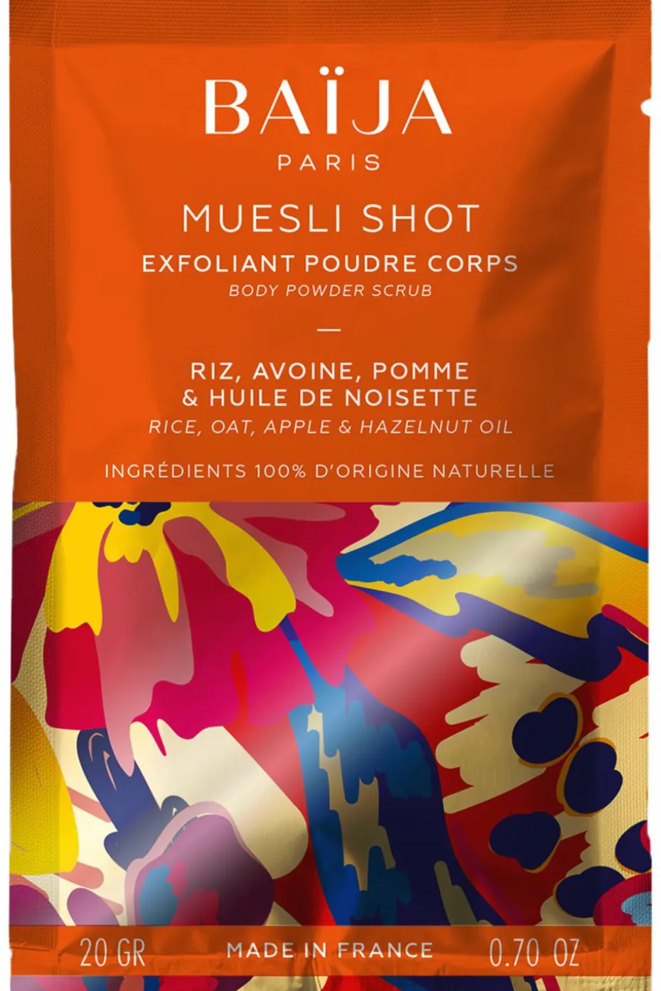 Exfoliant corps unidose