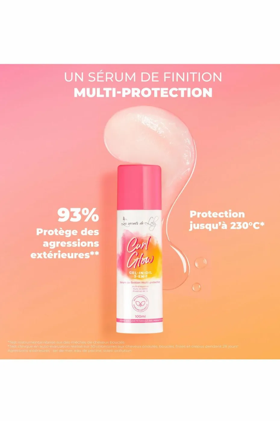 Gel en huile de finition 3-en-1 Curl Glow