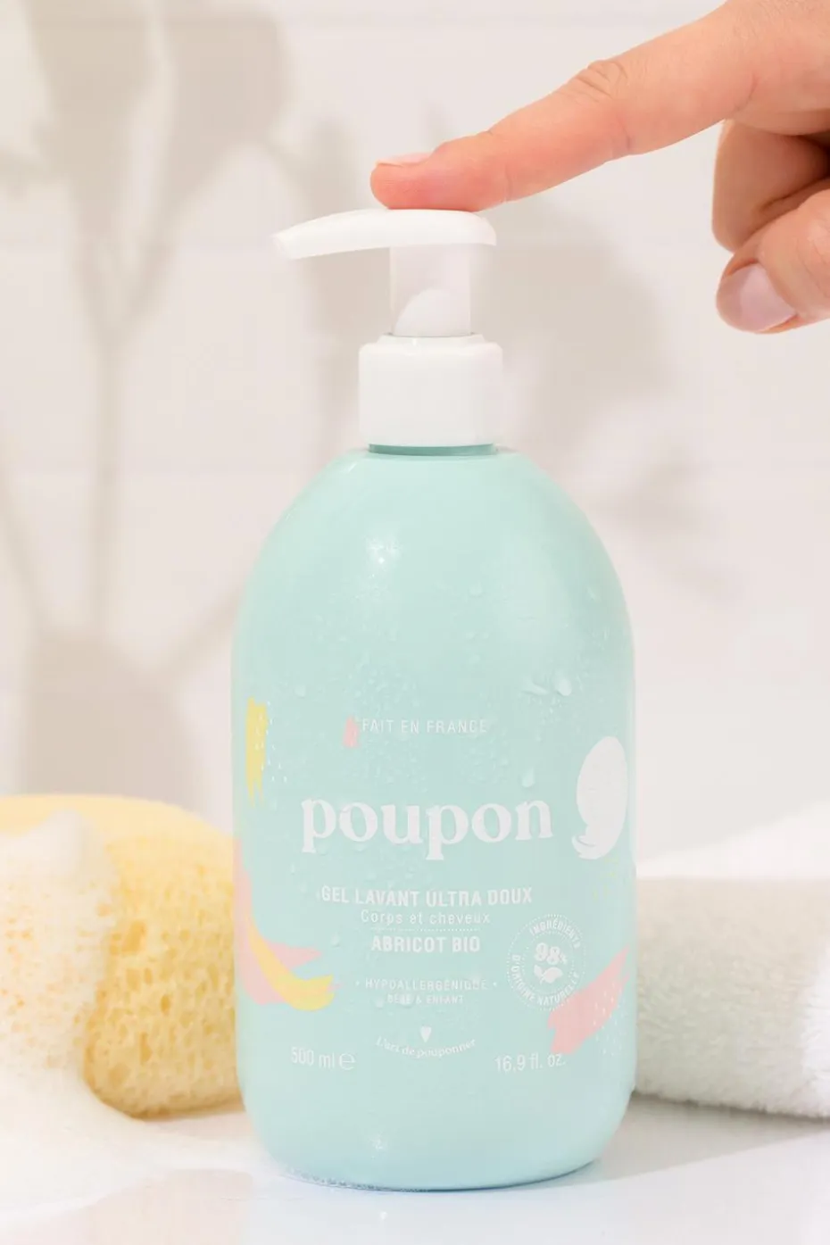 Gel lavant corps et cheveux bébé dès la naissance et enfant