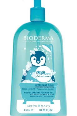 Gel moussant doux sans savon corps & cheveux bébé et enfant ABCDerm
