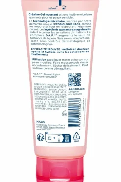 Gel moussant nettoyant apaisant micellaire Créaline