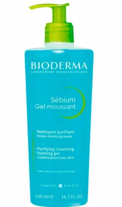 Gel moussant nettoyant purifiant Sébium