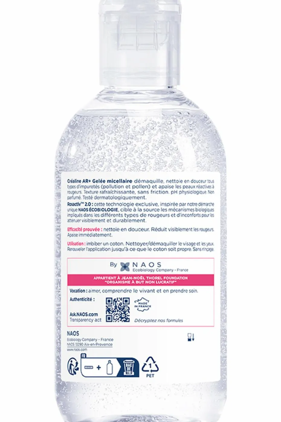 Gelée micellaire démaquillante Créaline AR+