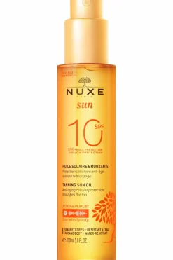 Huile bronzante visage et corps SPF10 Nuxe Sun