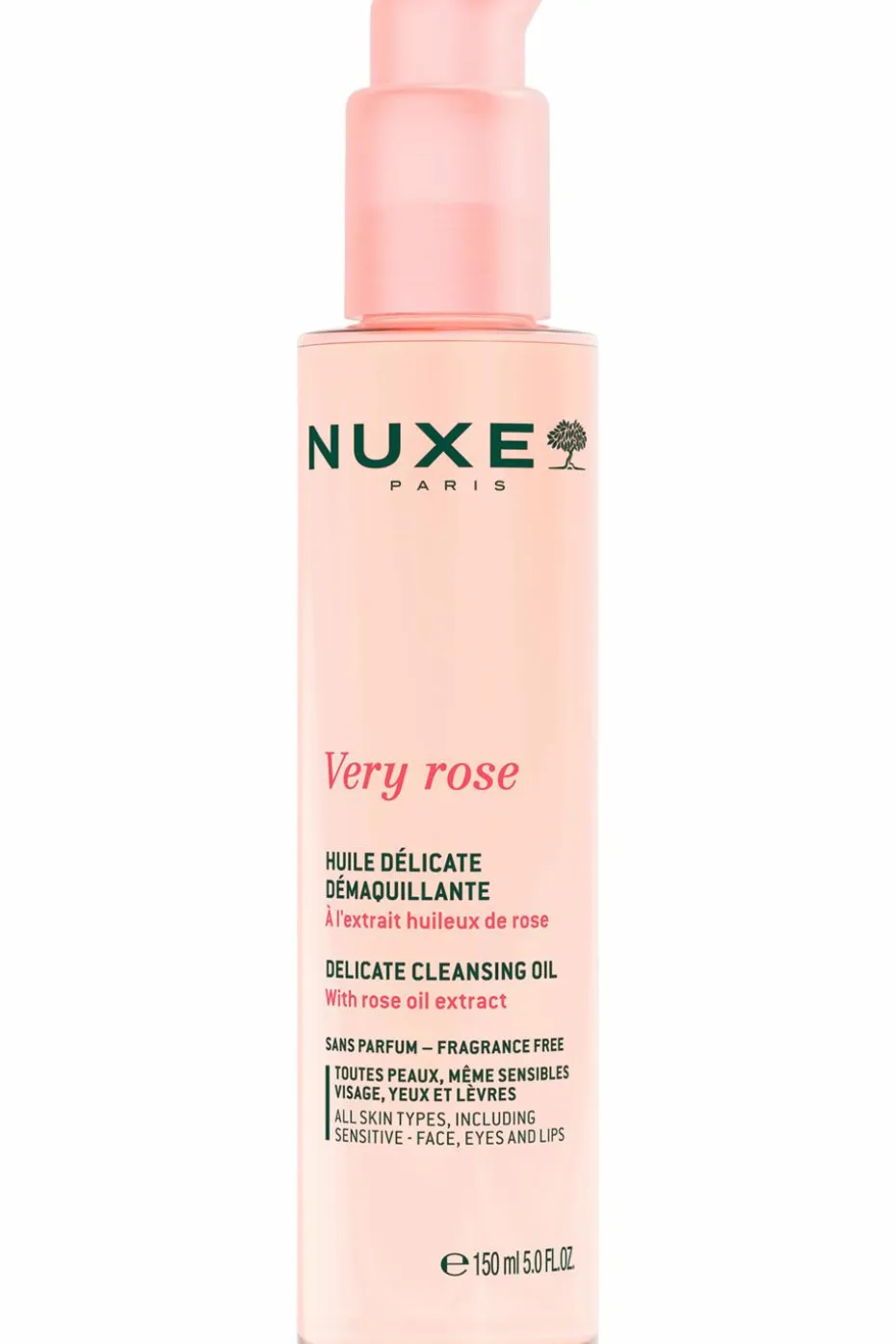 Huile délicate démaquillante Very Rose