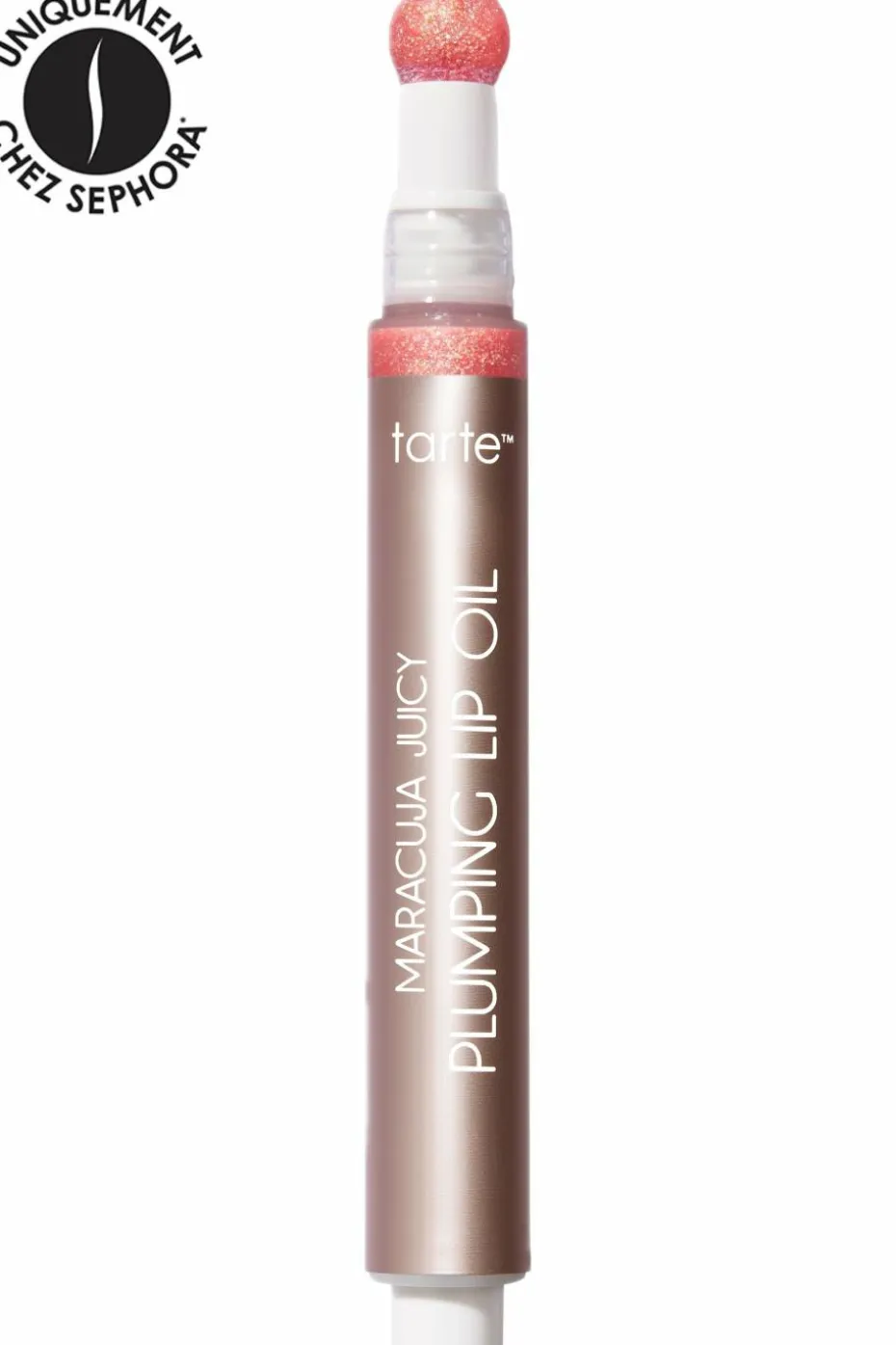 Huile repulpante pour les lèvres Shimmering Rose Maracuja