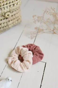 Lot de 2 chouchous en gaze de coton