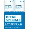 Lot de 2 stick lèvres Atoderm