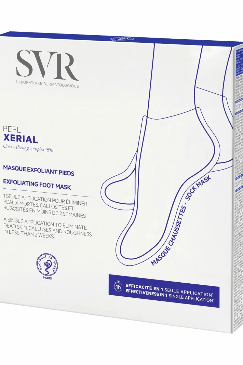 Masque exfoliant pieds Xerial Peel