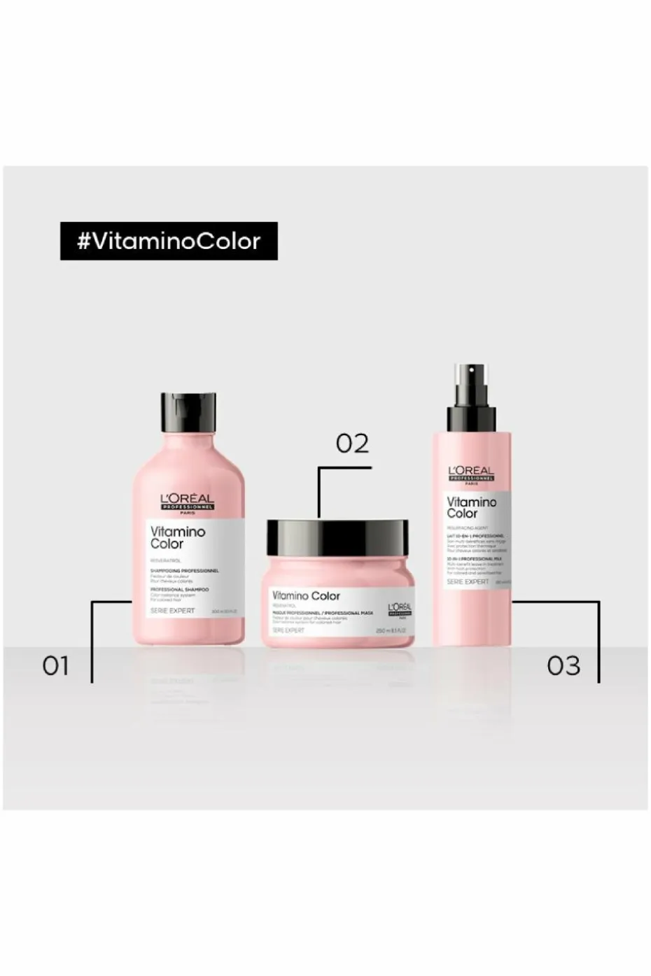 Masque pour cheveux colorés Vitamino Color