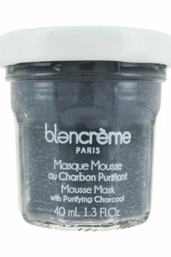 Masque visage anti-imperfections mousse charbon