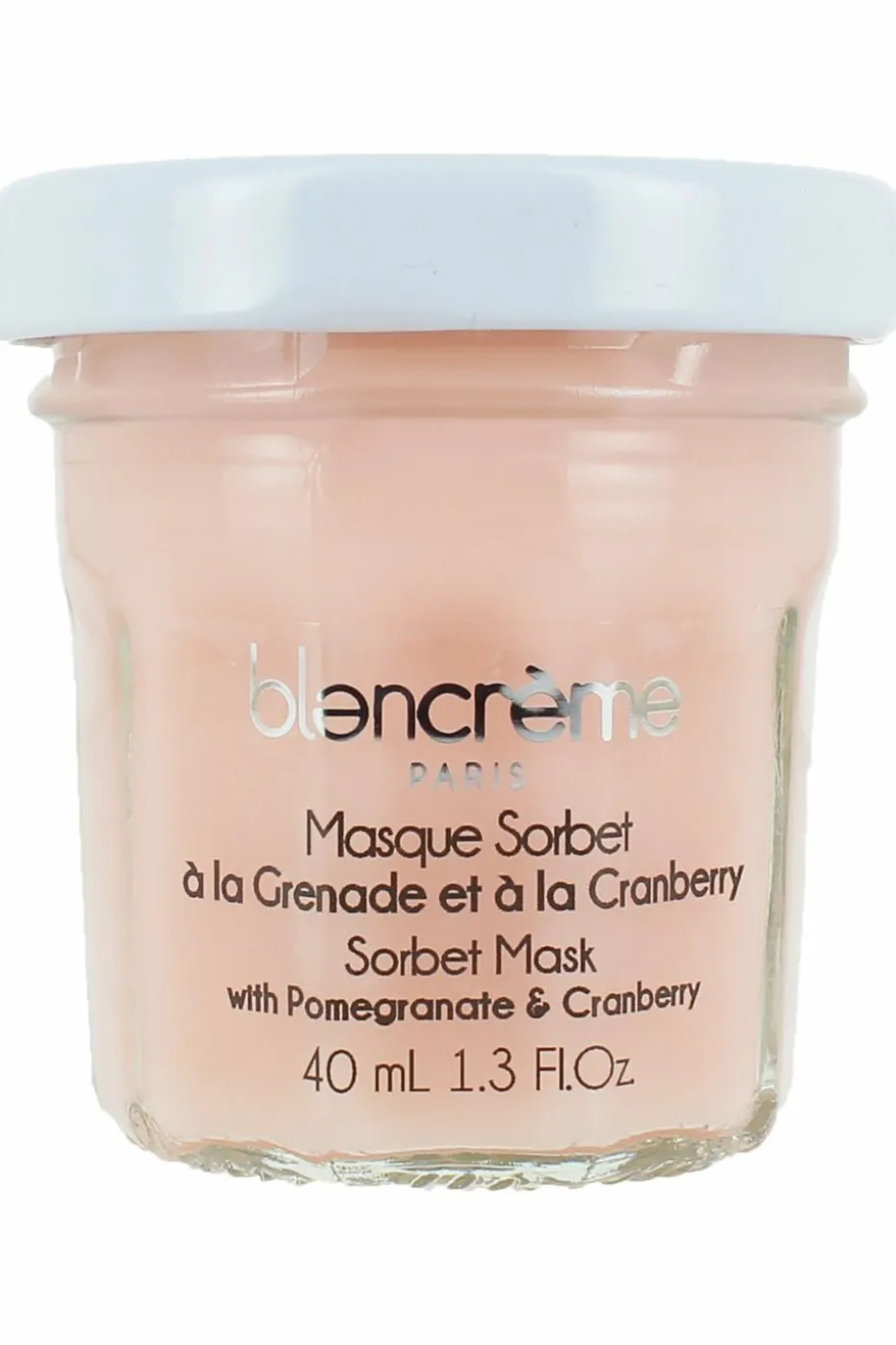 Masque visage éclat sorbet cranberry & grenade
