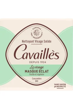 Nettoyant solide pour le visage masque éclat