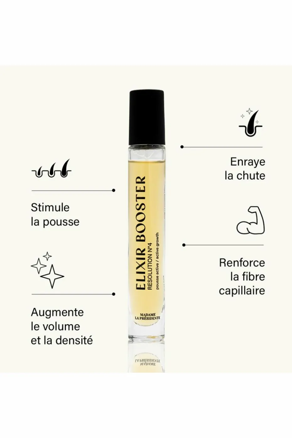 Roll-on pousse des cheveux Elixir Booster Résolution n°4