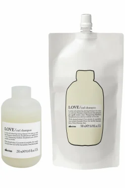 Shampoing disciplinant rechargeable pour cheveux ondulés et bouclés Love Curl