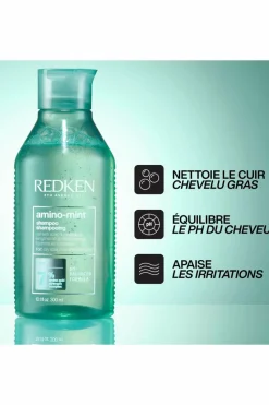 Shampoing racines grasses pointes sèches Amino Mint