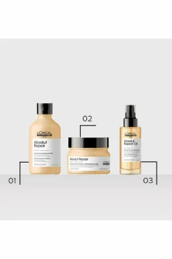 Shampoing réparateur pour cheveux abîmés Absolut Repair rechargeable