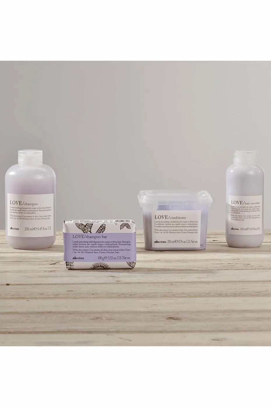Shampoing solide lissant Love