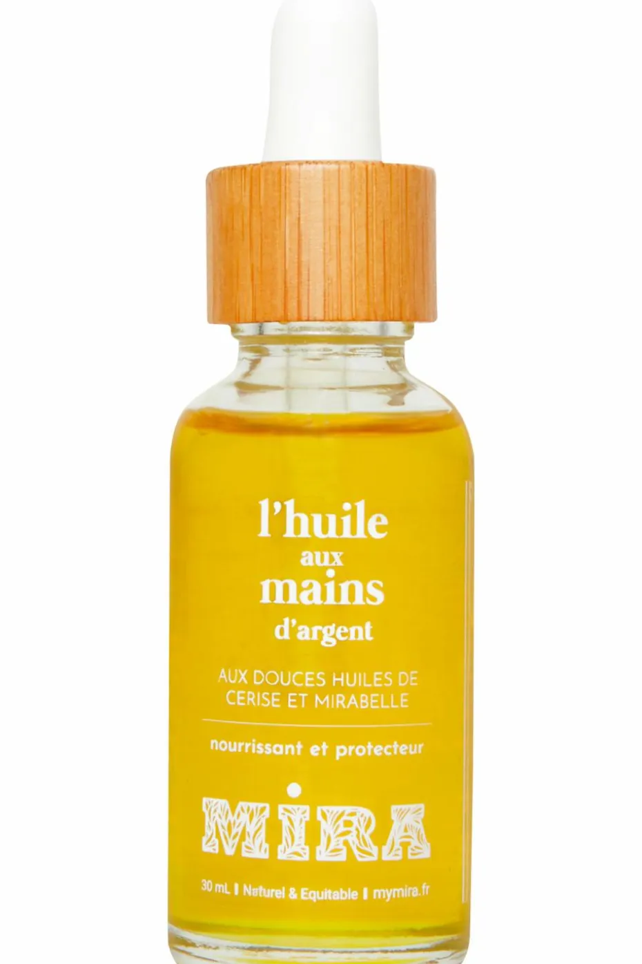 Soin pour les mains L’huile aux mains d’argent