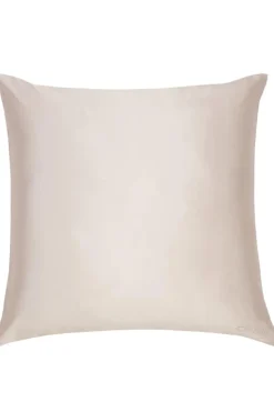 Taie d’oreiller carrée 100% soie Blush