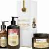 Trio shampoing, masque et sérum accélérateur de croissance à l’huile de ricin
