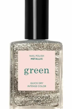 Vernis green Les paillettés